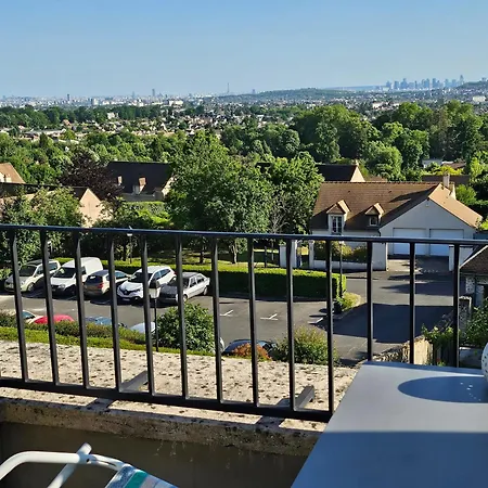 L' Eglise - 2 Pieces Avec Balcon Au Dernier Etage Vue Paris Apartment Saint-Prix  Exterior photo